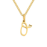 Collier initiale cœur | Or