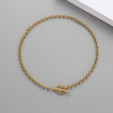 Collier chaîne Unity | Doré