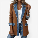 Emilia™ | Veste superposée en matières mélangées