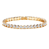 Bracelet Tennis à diamants ronds | Or