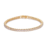 Bracelet de tennis carré | Or