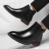 Bottines Chelsea en cuir Cristiano