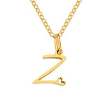 Collier initiale cœur | Or