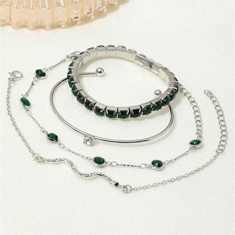 Ensemble de bracelets Sorina Feldwyn | Or blanc