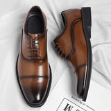 Chaussures habillées en cuir véritable Chester