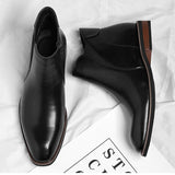 Bottines Chelsea en cuir Cristiano