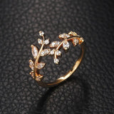 Bague élégante Vigne en or | Or