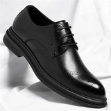 Chaussures de ville à motifs Richelieu en cuir Verona
