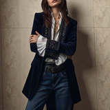 Elise™ | Blazer Velours Élégant — Édition Finale