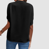 Blouse drapée Elain™