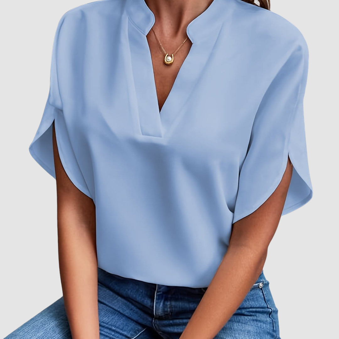 Blouse drapée Elain™