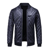 Luca Moretti | Veste en cuir matelassé pour homme