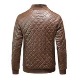 Luca Moretti | Veste en cuir matelassé pour homme