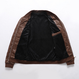 Luca Moretti | Veste en cuir matelassé pour homme