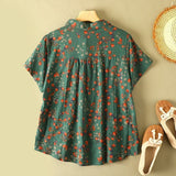 Chemise d'été fleurie vintage Olive™