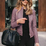 Valentina Moreau | Veste aspect cuir sur mesure pour femme