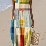Robe mi-longue géométrique Eve™