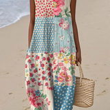 Robe midi patchwork Anna™