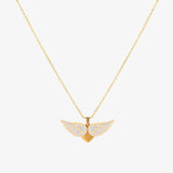 Collier Ailes d'ange Élégantes | Or