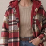 Piper™ | Shacket en flanelle à capuche — Version finale