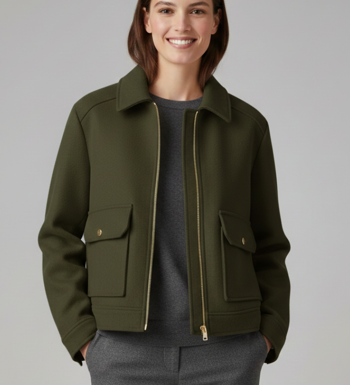 Elodie Sinclair | Bomber court pour femme
