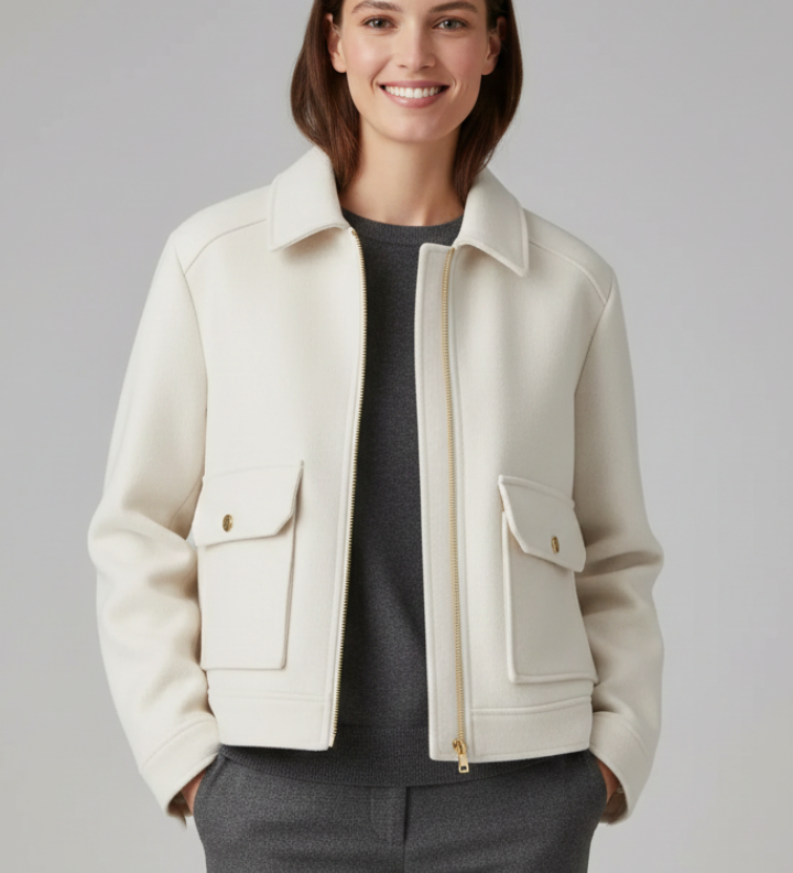 Elodie Sinclair | Bomber court pour femme
