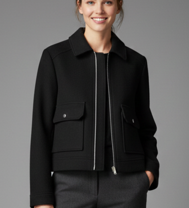 Elodie Sinclair | Bomber court pour femme