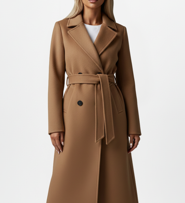 Charlotte Beaumont | Manteau long croisé pour femme