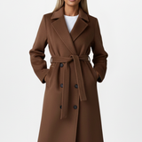 Charlotte Beaumont | Manteau long croisé pour femme