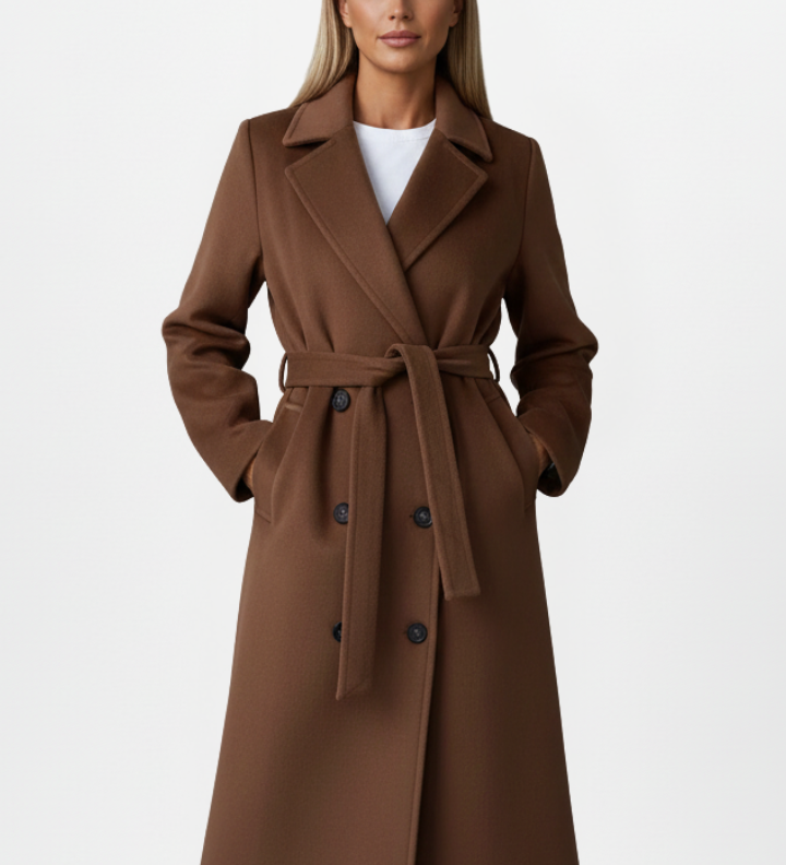 Charlotte Beaumont | Manteau long croisé pour femme