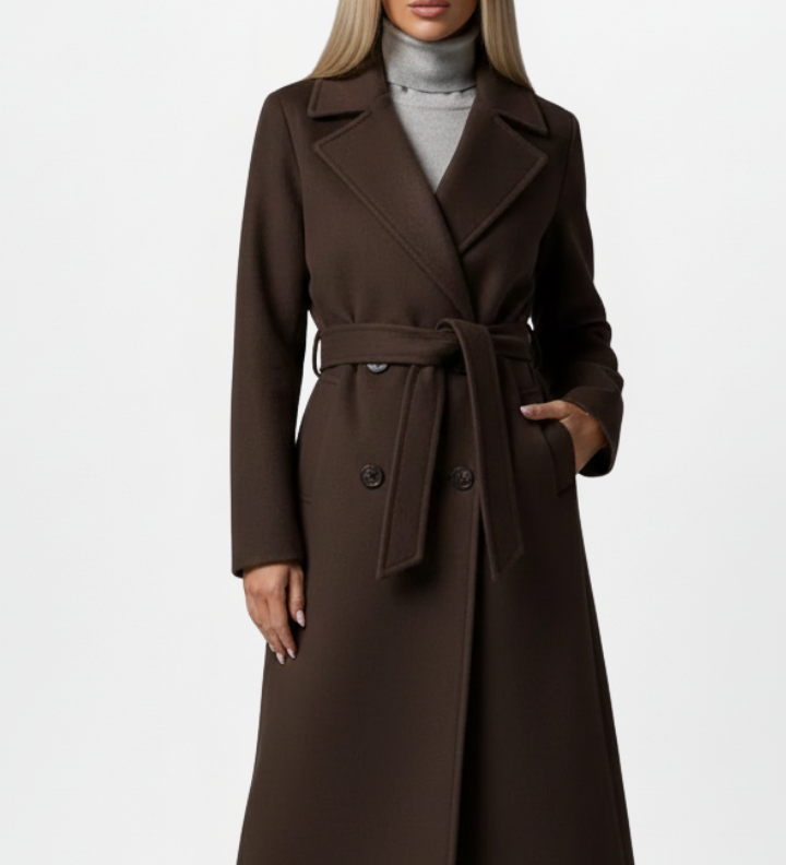 Charlotte Beaumont | Manteau long croisé pour femme