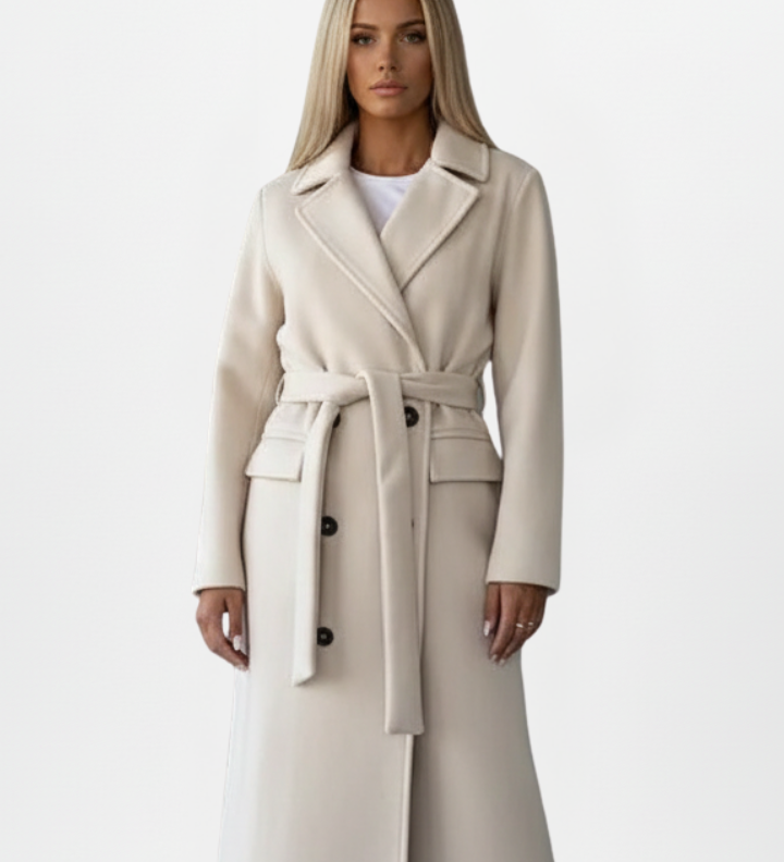 Charlotte Beaumont | Manteau long croisé pour femme