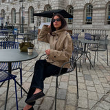 Isabella Laurent | Veste trench courte ceinturée pour femme
