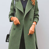 Margaux Delacroix | Manteau long croisé pour femme