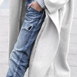 Amélie Laurent | Manteau long oversize en mélange de laine pour femme