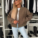 Sophie Laurent | Bomber matelassé à la texture luxueuse pour femme