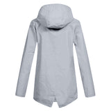 Amélie Laurent | Imperméable long à capuche pour femme, finition minimaliste