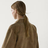 Lucienne Caruso | Veste courte en daim pour femme
