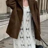 Juliette Caruso | Veste oversize en daim pour femme