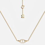 Collier Isla Marina | Or blanc