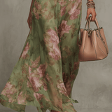 Avelisse – Maxi-robe dos nu à fleurs