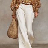 Blouse bohème à motif cachemire