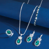 Parure de bijoux Seloria Grevalyn | Or blanc