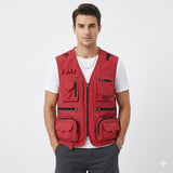 Luca Romano | Gilet utilitaire multi-poches pour homme