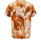 Chemise à manches courtes Mildred™ à motif marbré