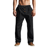 Owen Mitchell | Pantalon de plage décontracté en mélange de lin pour homme