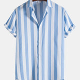 Chemises à larges rayures