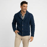 Luca Moretti | Cardigan en maille premium pour homme