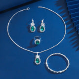 Parure de bijoux Seloria Grevalyn | Or blanc
