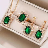 Parure de bijoux Sylvara Greenveil | Or blanc